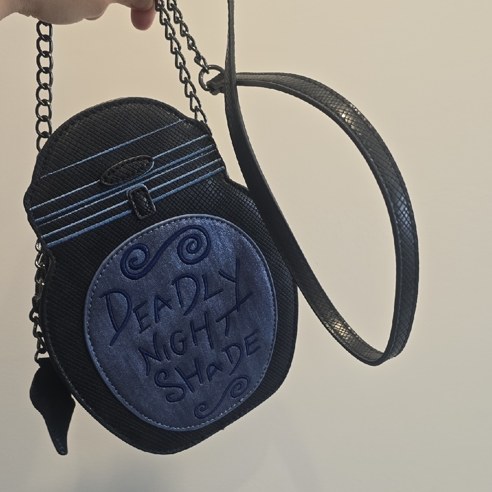 Danielle Nicole The Nightmare Before Christmas Deadly Night Shade Crossbody Bag
